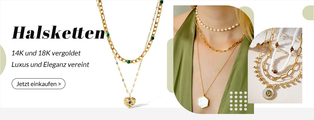  Gold Plated Necklaces  