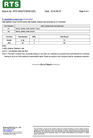 Nickel Test Report